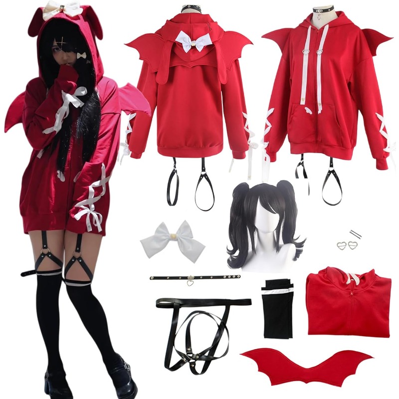Women'S Red Accessories - Костюм Game Rain Ame Anchor для