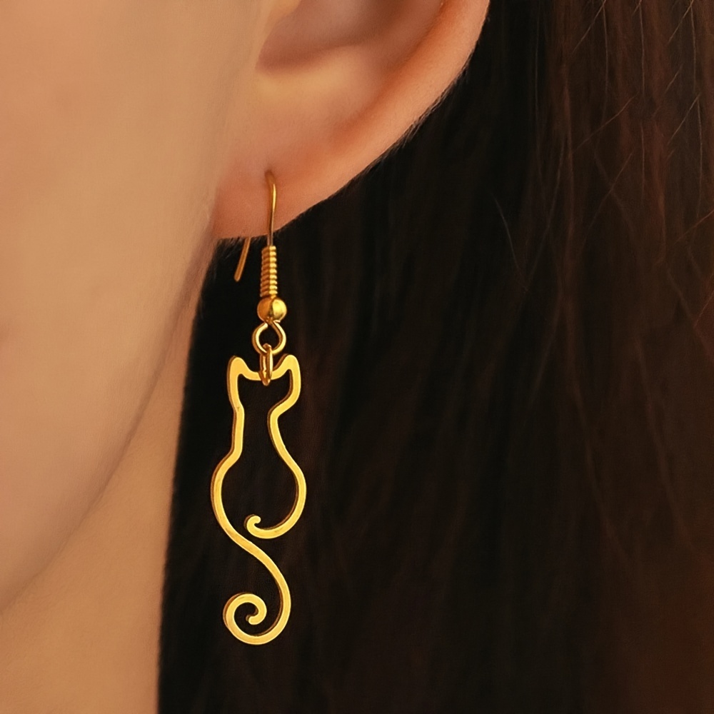 Серьги с именем в форме кошки  – обзор и цена Women Accessories Name