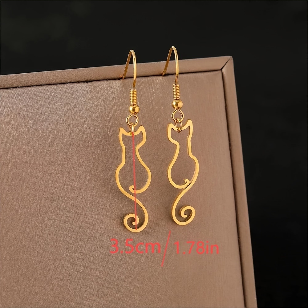 Серьги с именем в форме кошки  – обзор и цена Women Accessories Name